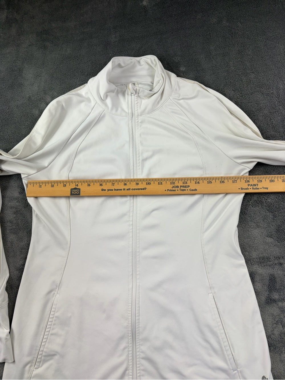 Apana White Lightweight Active Zip Jacket size M - Picture 12 of 16